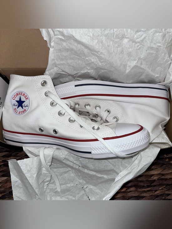 Converse Shoes - Converse All Star White High Top Sneakers New in Box mens 6 women’s 8